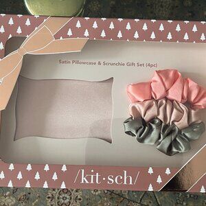 Kitsch Satin Pillowcase & Scrunchie 4pc Gift Set